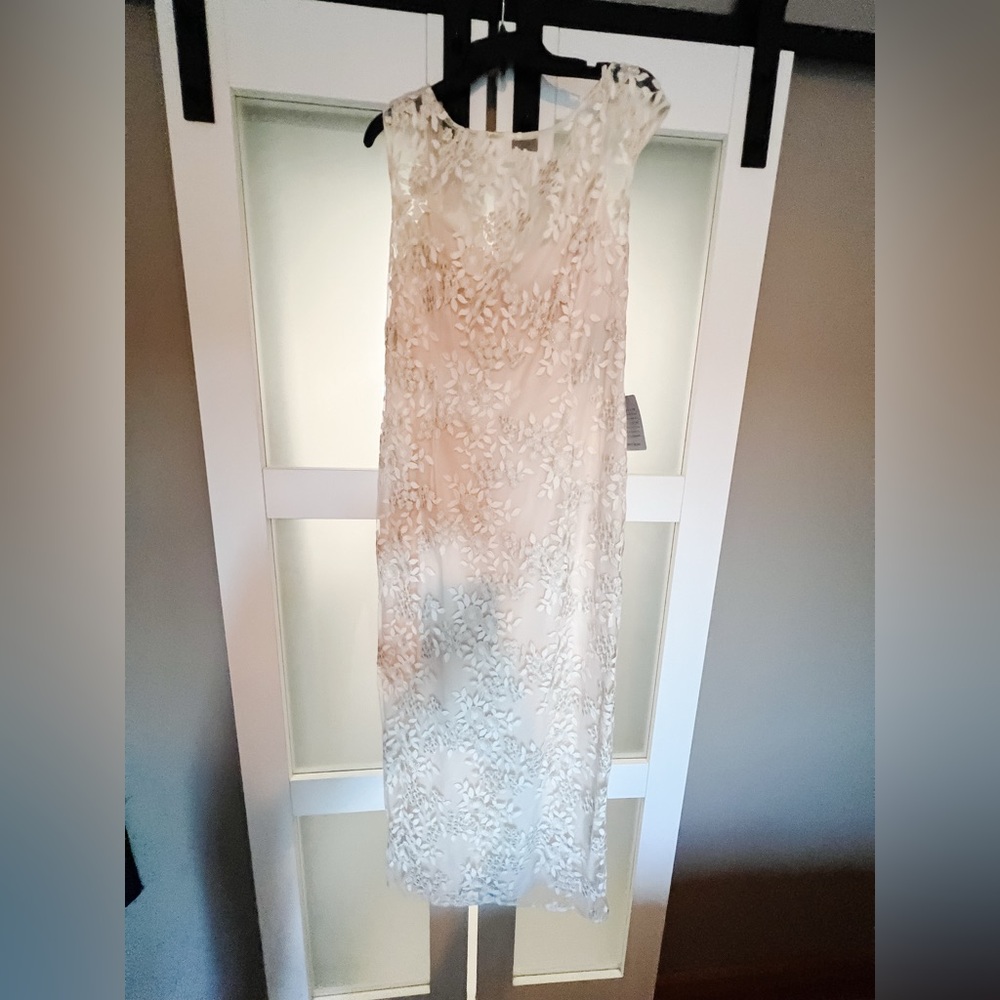 Ralph Lauren Ivory Floral Lace Dress